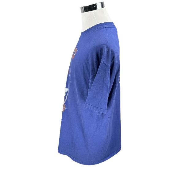 Vintage House of Blues Devil Fishing T-Shirt Men’s XL Blue Short Sleeve Pullover - Picture 2 of 12